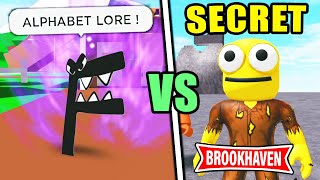 ODA TEAM JAUNE VS F ALPHABET LORE #3 ! Roblox Brookhaven RP