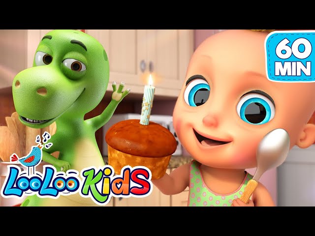 🧁Cupcake Song 🧁Thank You Song | Johny, Johny Songs u0026 More Nursery Rhymes by LooLoo Kids class=
