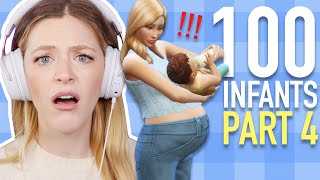 Can I Avoid Getting An Infant Taken Away In The Sims 4? | 100 BABY CHALLENGE SPEEDRUN | Part 4