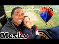 Mexico Hot Air Balloon Ride To Pyramids Teotihuacan Travel Vlog 🇲🇽