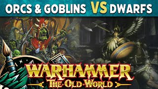 Orcs & Goblins vs Dwarfs - The Old World Live Battle Report