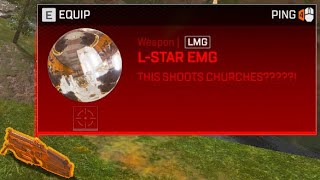 Now the lstar shoots exploding church orbs™