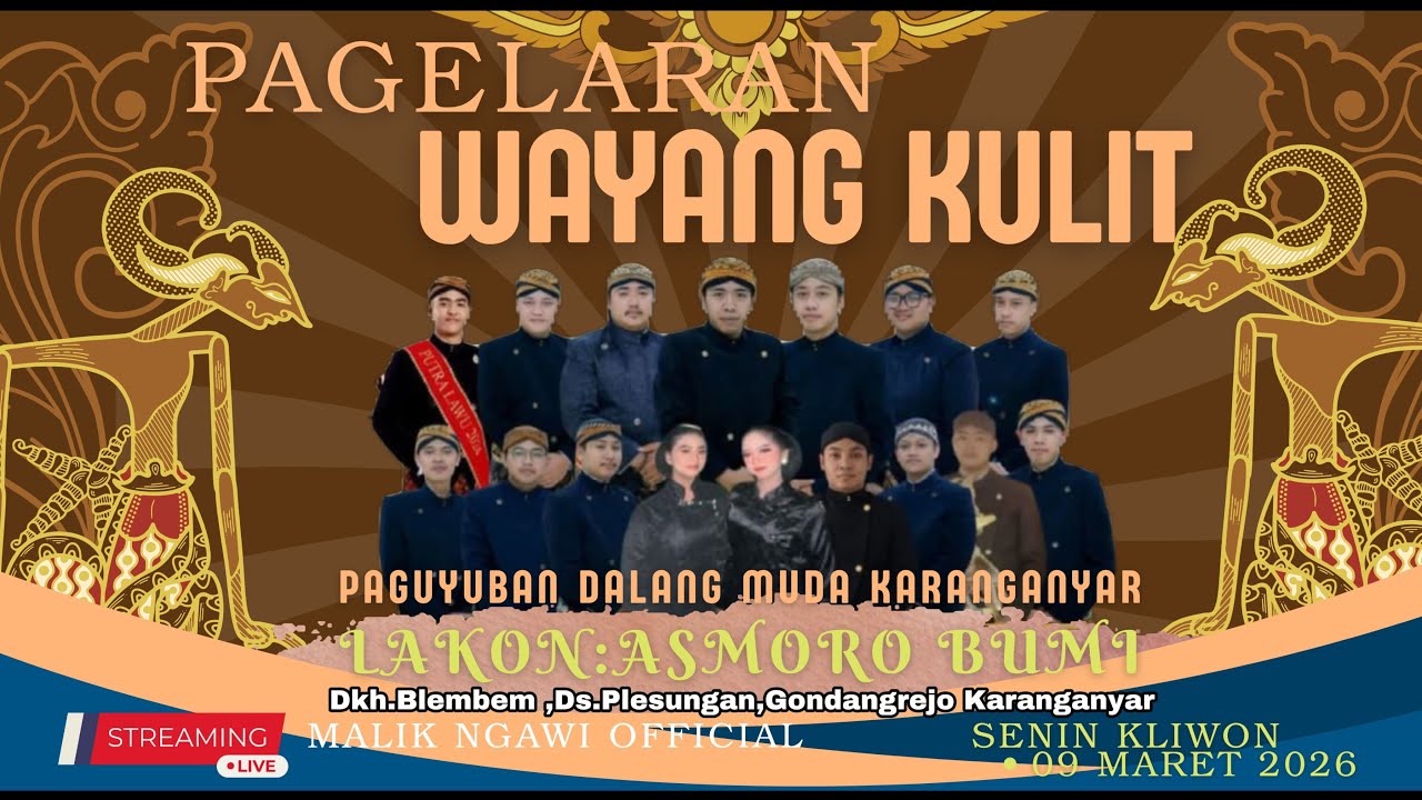 🔴🟢▶️Live Short Pra pentas pagelaran Wayang Kulit Di Blembem Plesungan Gondangrejo Karanganyar