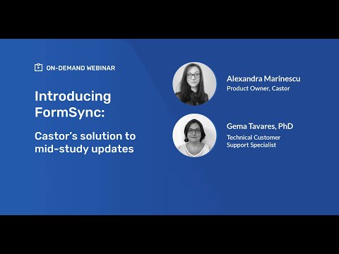 Introducing FormSync: Castor’s Solution to Mid-Study Changes