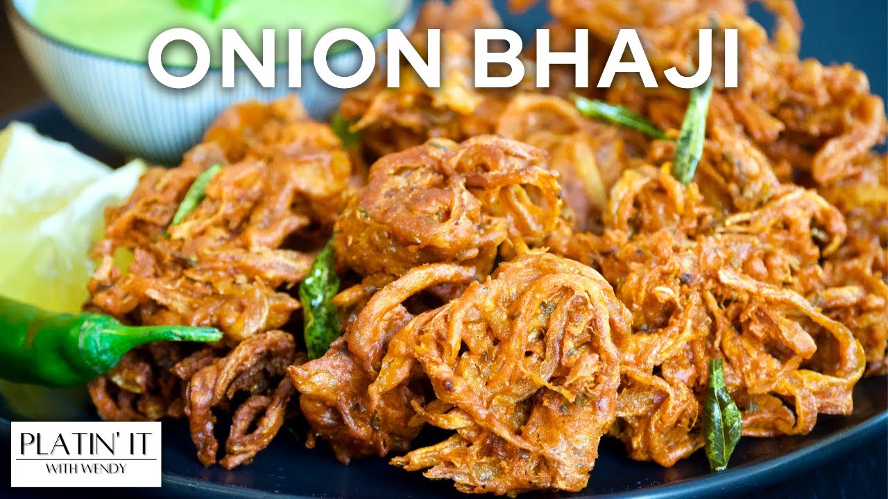Super CRISPY Onion Bhaji Recipe Onion Pakora Comfort Food