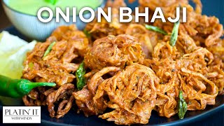Super CRISPY Onion Bhaji Recipe | Onion Pakora | Comfort Food Favourites