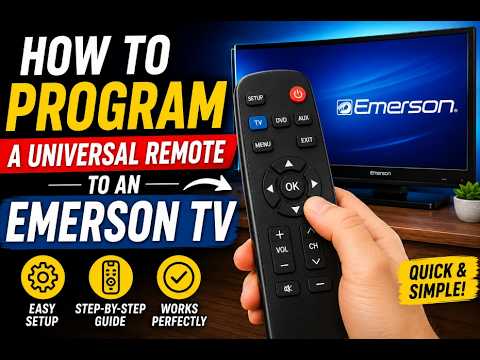 How to Program a Universal Remote to a Emerson TV Without a Code