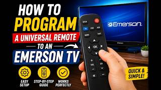 Program Any Universal Remote to Emerson TV — Easy 2026 Guide