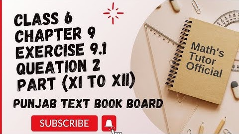 Class 6 Chapter 9 Exercise 9.1 Question 2 | Math