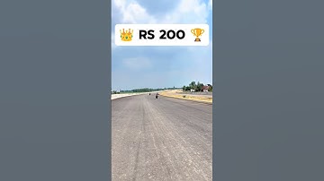 220f Vs RS 200 DRAG RACE #rs200 #220f #pulsarrs200 #pulsar220 #dragrace #shorts