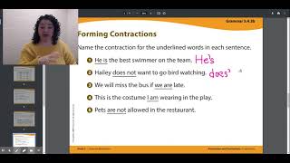 Into Reading Second Grade Grammar Module 9 Week 1 Lesson 3