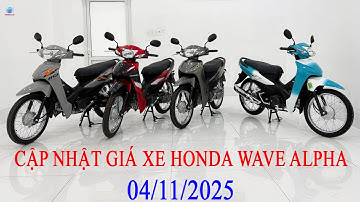 Giá xe honda wave alpha ngày 04/11/2025|Trả góp không cần trả trước|Trả Góp 0.79%|Hồng đức 10.