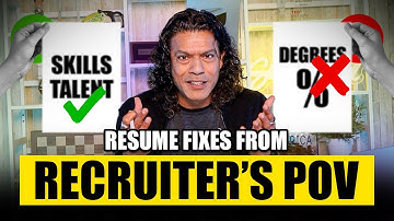 What Recruiters Actually Look For in a Resume 👨‍💼RECRUITER’S POV! ✅ Resume Review | Sidd Ahmed
