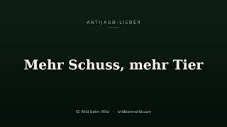 Mehr Schuss, mehr Tier