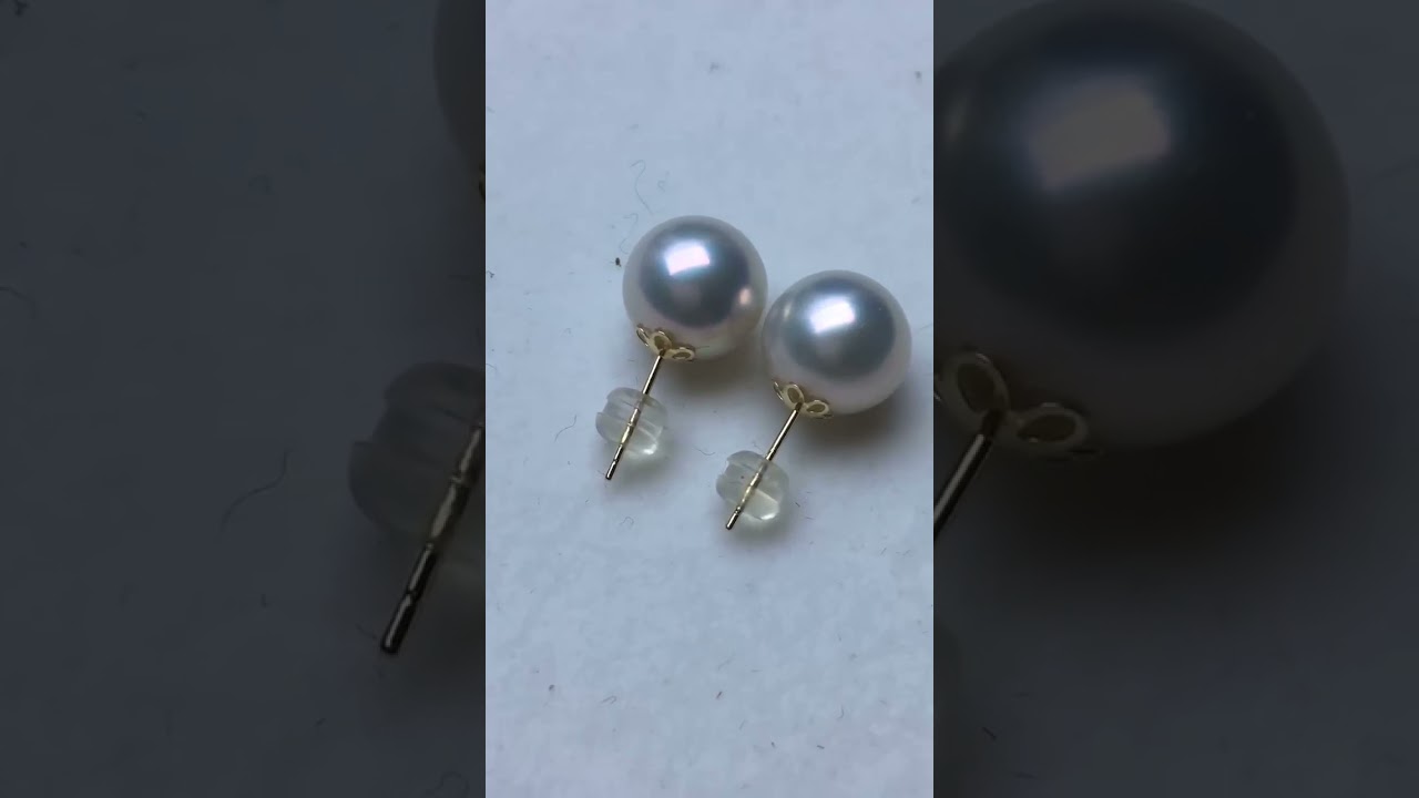 aaa pearl earrings 8-9mm fresh akoya beads 99$ 