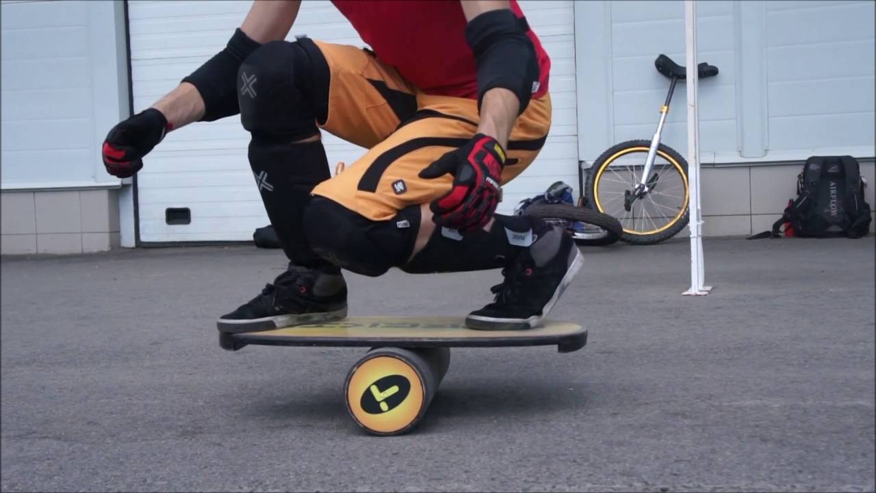 Новые трюки на балансборде от Романа / Balance board tricks YouTube