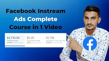 Facebook Instream Ads Complete Course in 1 Video | Facebook Instream Ads | Facebook Earning Course