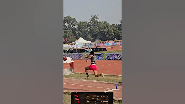 Triple jump girls U17 school national games 2025 #song #bollywood #music #longjump #highjump