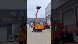 Si unlike vehicle-mounted digging, four-wheel drive agricultural vehicle, one machine with multi