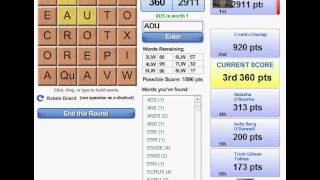 Boggle/Scramble Solver/Cheat