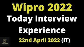 Todays Wipro Interview Experience | wipro business discussion round 2022 | 22nd April 2022