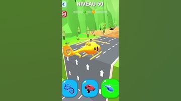 Shape shifting🚁Gameplay Walkthrough🎮Android, iOS lvl 50