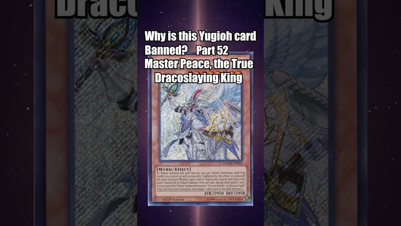 Why is Master Peace Banned? In 1 Minute! 