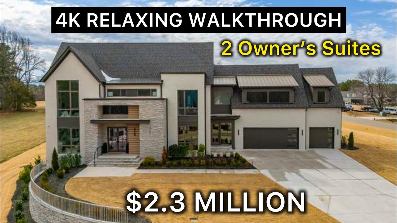 Luxury Modern Home Tour | 5,814 sq ft Estate on 0.92 Acres in Gated Community