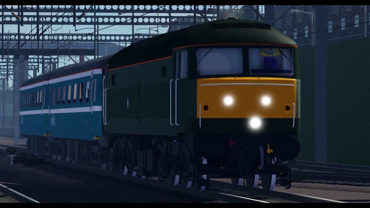 Trains at Leaton - British Railways - ROBLOX (ft new class 47s)