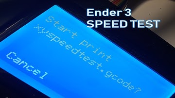 Ender 3 Speed Test SKR v1.3 TMC2208