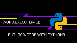 world.execute(me); but in python3