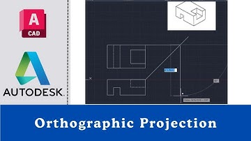 Autodesk AutoCAD Course 09 AutoCAD Orthographic Projection Example 2 Multiview Drawing