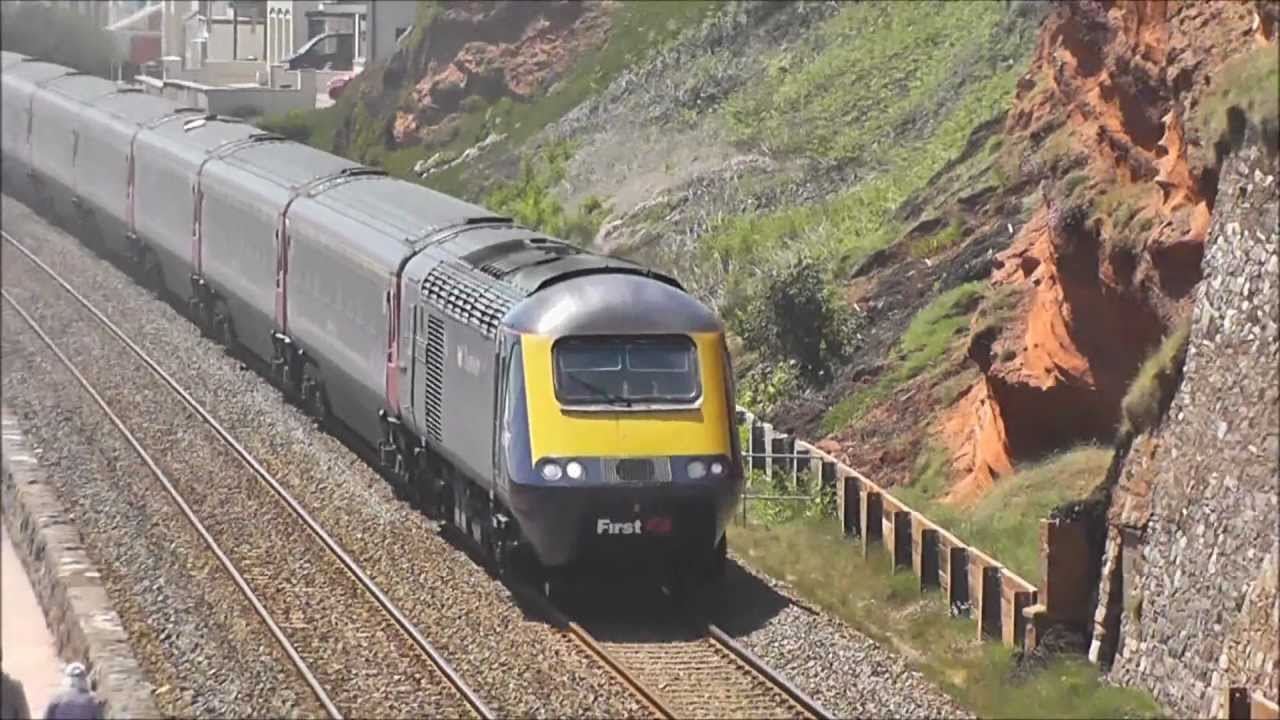Trains at Dawlish Seawall | 26/05/12