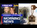 Nicole Kidman files for divorce, says reports; Home guarantee scheme expands | 9 News Australia