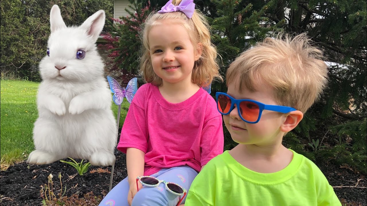 HOW TO CATCH A BUNNY Toddlers Try to Catch A Bunny with Tricks and