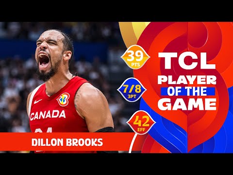 Dillon Brooks (39 PTS) | TCL Player Of The Game | USA vs CAN | FIBA Basketball World Cup 2023