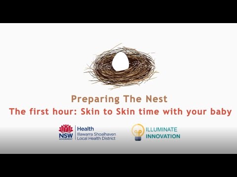 Preparing the Nest: The first hour - skin-to-skin time with your baby