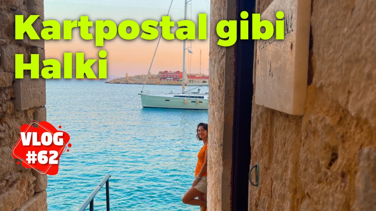 ⁣Kartpostal gibi güzel, Halki (Chalki) adası. #107