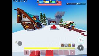 Eggwars 2 with a fan and my friends /blown streak lol
