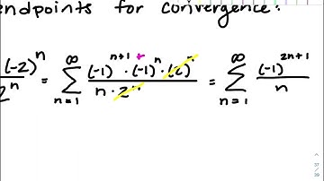 Finding Radius and Interval of Convergence for Power Series
