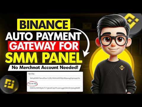 Binance Payment Gateway Integration for SMM Panel | Auto Payin Without Merchant Account