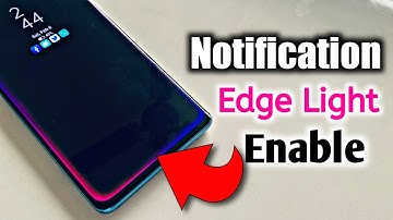 Notification Edge Light Enable 👌👊 oppo reno 5pro