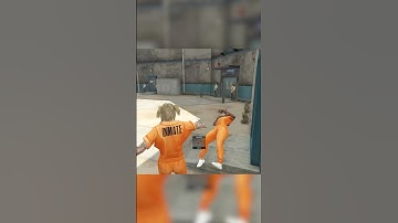 Stabbing GTA players in JAIL🤣 #gta #gta5rp #fivem #shorts