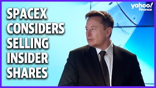 Elon Musk's SpaceX considers selling insider shares, company valued at $175 billion: Report