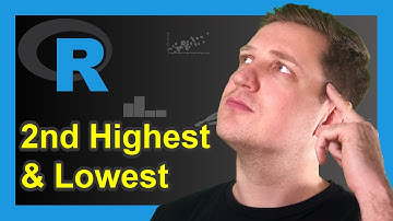 Get Second Lowest and Highest Value in R | Vector & Column | sort & length + min & max Functions