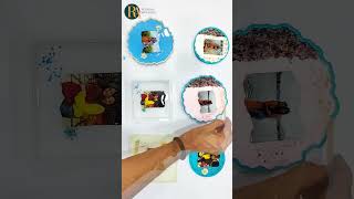 how to make resin photo frame short tutorial #diy #resinart #resinphotoframe #resin #resinclock