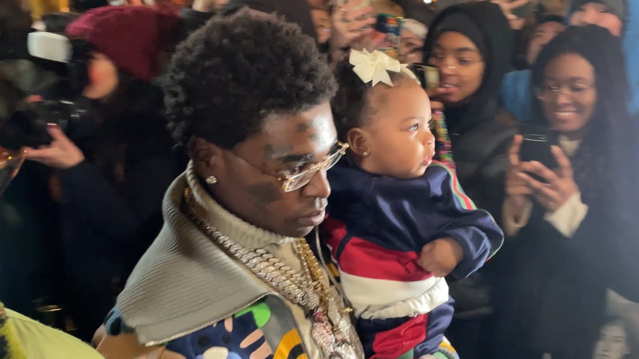 Kodak Black Shows Off His LV Football Jersey In a Balenciaga Hoodie &  Sneakers