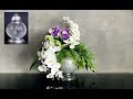Stroik na grób w zniczu kuli // Jak zrobić stroik KROK PO KROKU // Kwiaty sztuczne