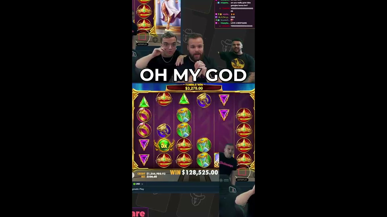 INSANE TUMBLE LEADS TO INSANE SLOT MACHINE WIN!! #shorts #slots #casino