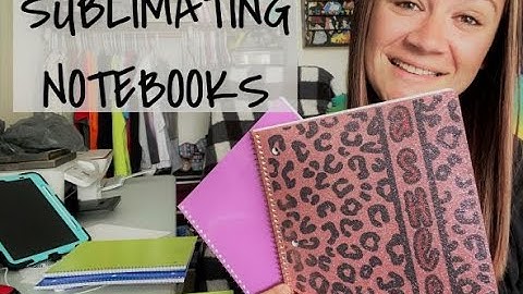 Sublimating Dollar Tree Notebooks